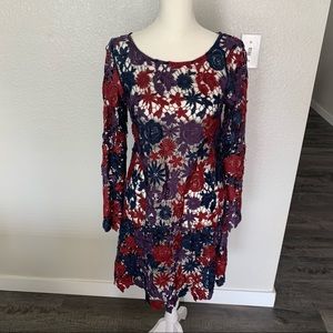 Moulinette Soeurs knit floral overdress
